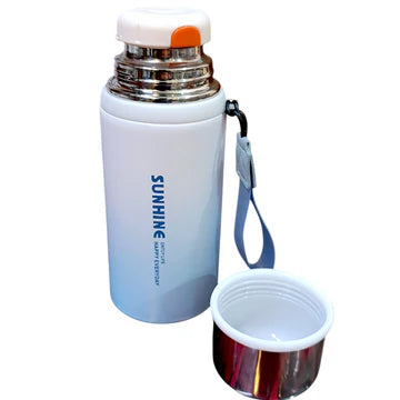 Sunshine Stainless Steel 600ml Water Bottle Hot & Cool ( Random Colors Will Be Sent )